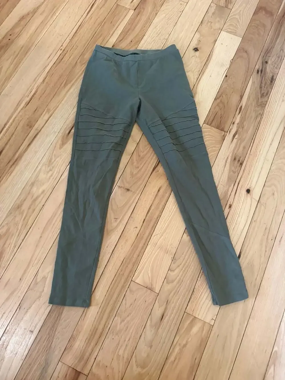Cat & Jack Art Class Olive Green Moto Leggings XL